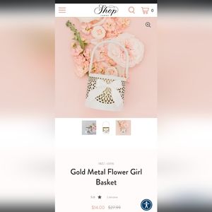 Style Me Pretty Flower Girl Basket (Wedding)